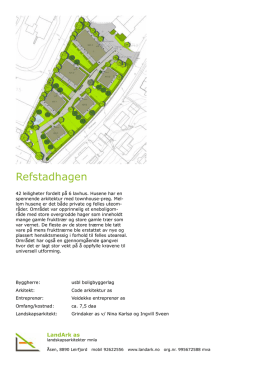 Refstadhagen - Land Ark AS