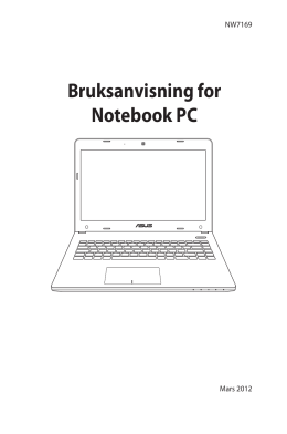 Bruksanvisning for Notebook PC