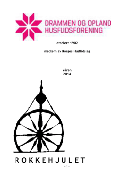 Rokkehjulet våren 2014.pdf - Husflid.no