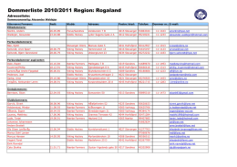 Dommerliste 2010/2011 Region: Rogaland