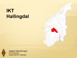 IKT Hallingdal - Regionrådet for Hallingdal