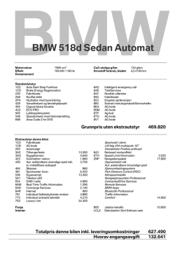 BMW 518d Sedan Automat