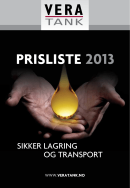PRISLISTE 2013