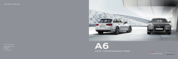 Tilbehørsbrosjyre Audi A6 og A6 allroad quattro