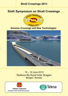Sixth Symposium on Strait Crossings
