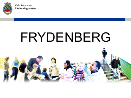 Utdanningsetaten - Frydenberg skole