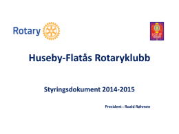 Huseby-Flatås Rotaryklubb - huseby