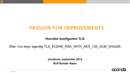 Presentasjon JavaZone2014 Rolf Rander Næss