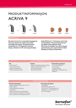 Produktinformasjon Acriva9.pdf