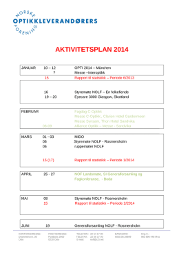 aktivitetsplan 2014
