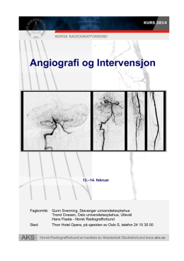 Program - Norsk Radiografforbund