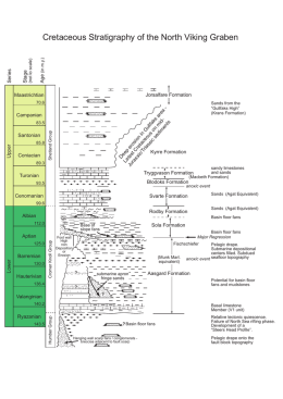 Cretaceous Stratigraphy of the North Viking Graben
