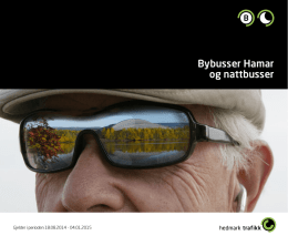 Bybusser Hamar og nattbusser - Hedmark