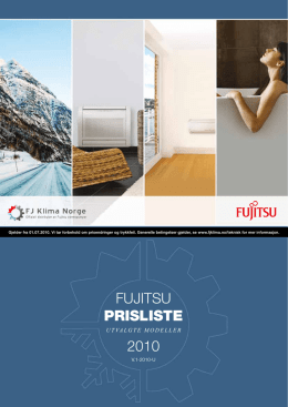 Fujitsu PRISLISTE 2010