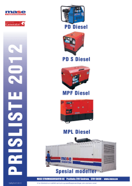 PD Diesel PD S Diesel MPL Diesel MPF Diesel Spesial modeller