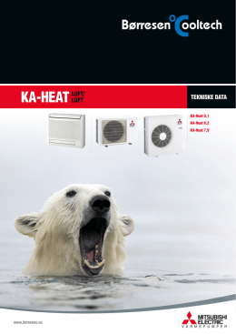 KA-Heat produktark - Børresen Cooltech AS