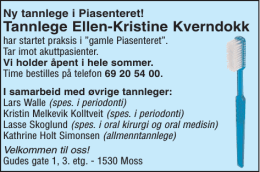 Tannlege Ellen-Kristine Kverndokk