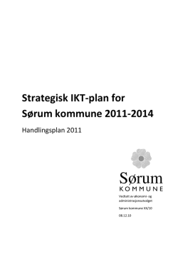 Strategisk IKT-plan 2011-2014
