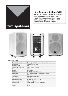 t&m Systems 6,5 pa/WH