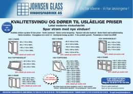 Johnsen Glass Annonse.pdf - Johnsen Glass Vindusfabrikk AS