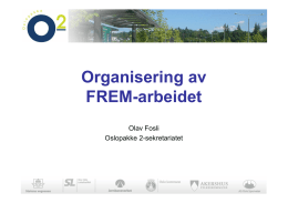 Organisering av O2-arbeidet (PDF 664KB)