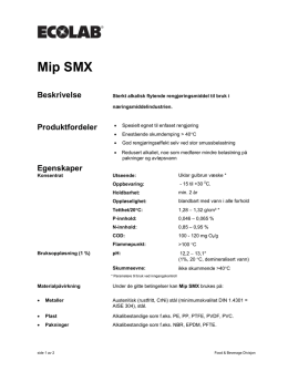 Mip SMX - Ecolab