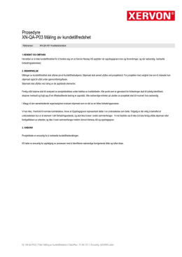 XN-QA-P03 MÃ¥ling av kundetilfredshet.pdf