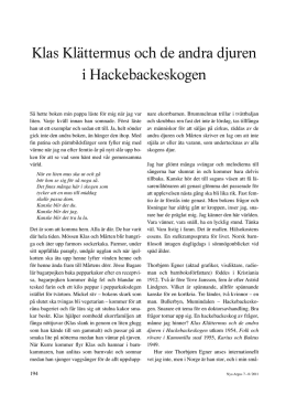 Klas Klättermus och de andra djuren i Hackebackeskogen (pdf)