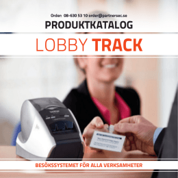 LOBBY TRACK - Partnersec