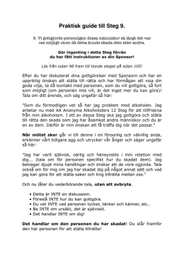 Praktisk guide till Steg 9