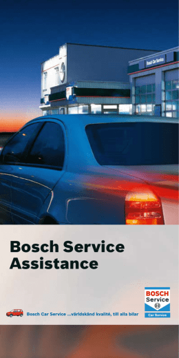 Bosch Service Assistance