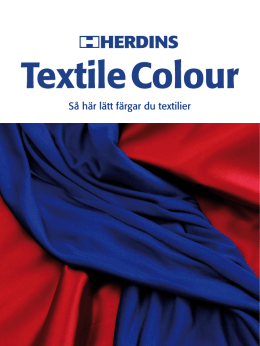 Så här lätt färgar du textilier