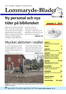 Lommaryds-Bladet nr 1/2014
