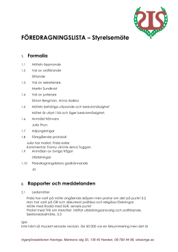 Protokoll 2014-04-10 - Ingenjörssektionen Haninge