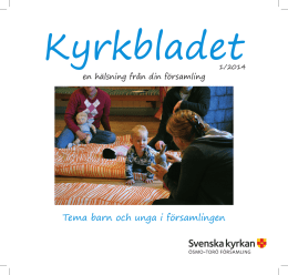 Kyrkbladet nr 1 2014 - Ösmo