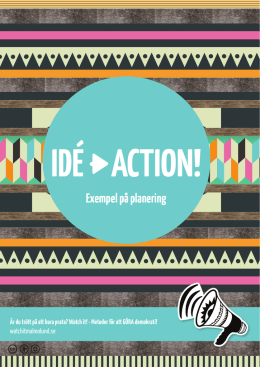 Ladda ner en exempelplanering i Idé -> Action!!