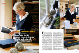Artikel om Johanna Röjgård Sjöberg i Antik & Auktion.
