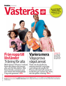 Nr 6 2011 - Friskis och Svettis Västerås