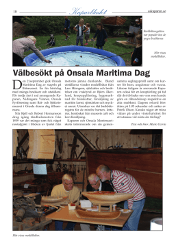 Ur Kaparbladet nr 4 2014 sid 10 - Båt