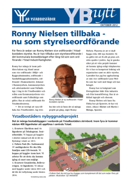 Ronny Nielsen tillbaka - nu som styrelseordförande