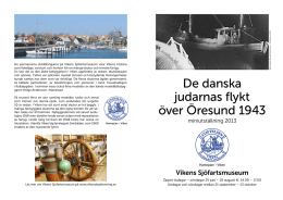 De danska judarnas flykt över Öresund 1943
