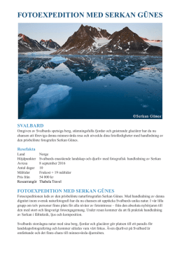 Svalbard med Serkan 2016.pages