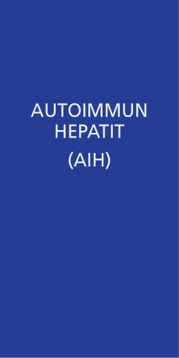 Autoimmun hepatit
