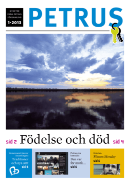 Petrusbladet 1/2013