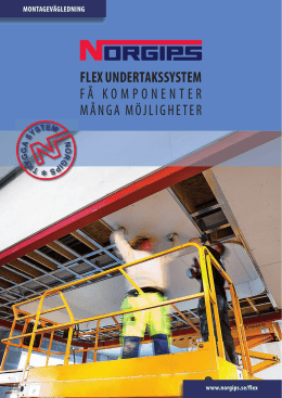 Montagevägledning Flex undertakssystem