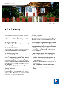 GEF Villaforsakring.pdf - Gatugården Ekonomisk Förening
