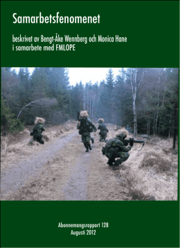 Samarbetsfenomenet - Försvarsmakten Blogg
