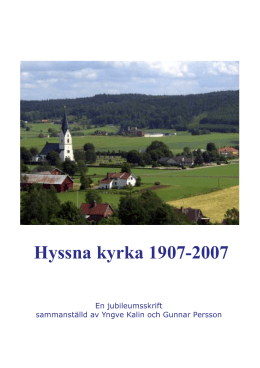 Hyssna nya kyrka - Välkommen till Sätila och Hyssna församlingar