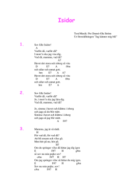 9. Isidor.pdf - Musik i Blekinge