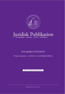 De lege interpretata - Juridisk Publikation